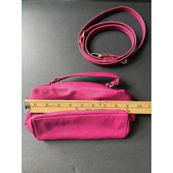 Area Stars Pink Barbiecore Clutch Crossbody Handbag Workwear Travel New Purse - Picture 3 of 5